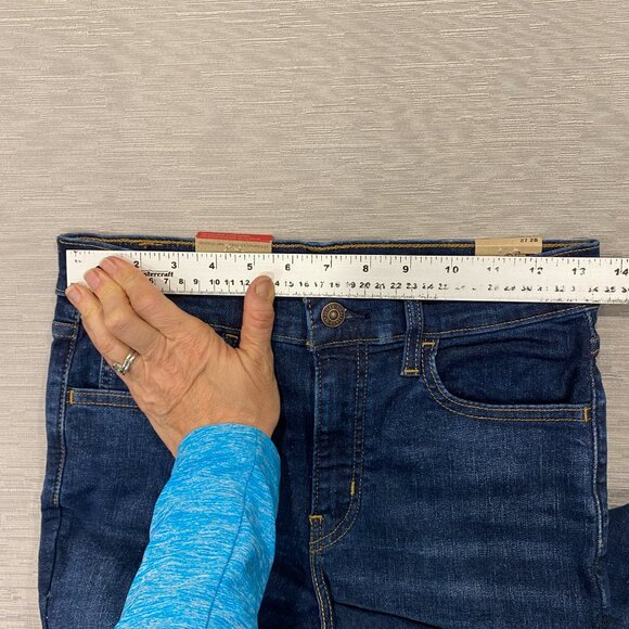 Levis 720 Jeans Womens 27 x 28 High Rise Super Skinny Medium Wash Stretch Denim - Picture 7 of 14